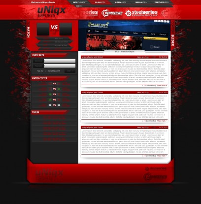 Red eSport Design by XP-uNiqx